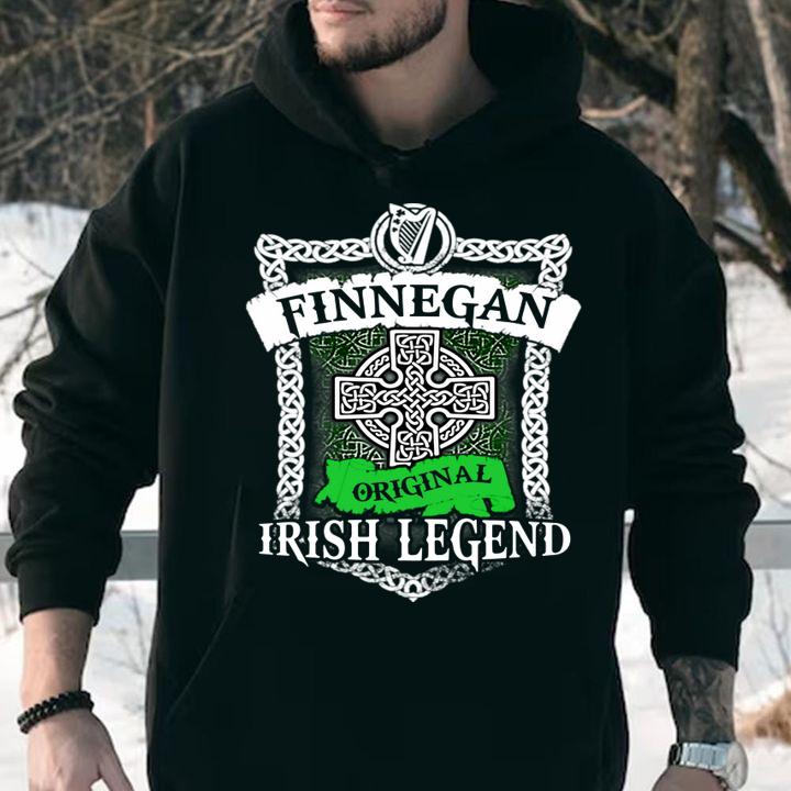 Finnegan Original Irish Legend Irish Name St. Patrick's Day t-shirt hoodie