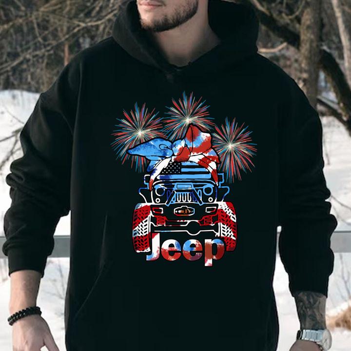 Jeep Happy Independence Day t-shirt hoodie