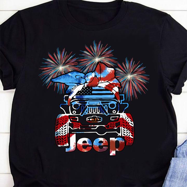 Jeep Happy Independence Day t-shirt shirt