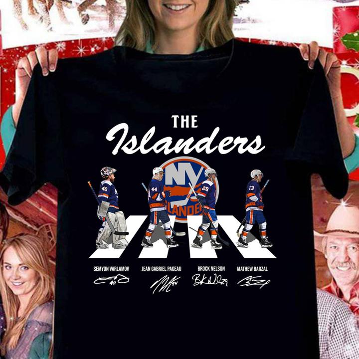 The Islanders Abbey Road signatures t-shirt woman shirt
