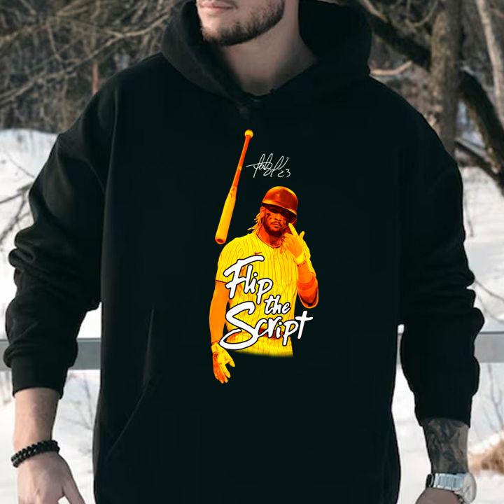 Fernando Tatis Jr flip the script t-shirt hoodie