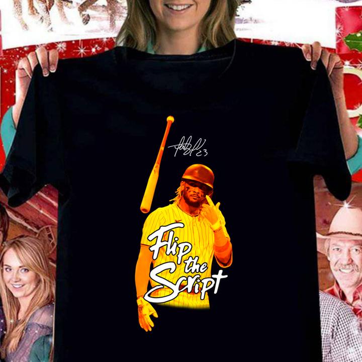Fernando Tatis Jr flip the script t-shirt woman shirt
