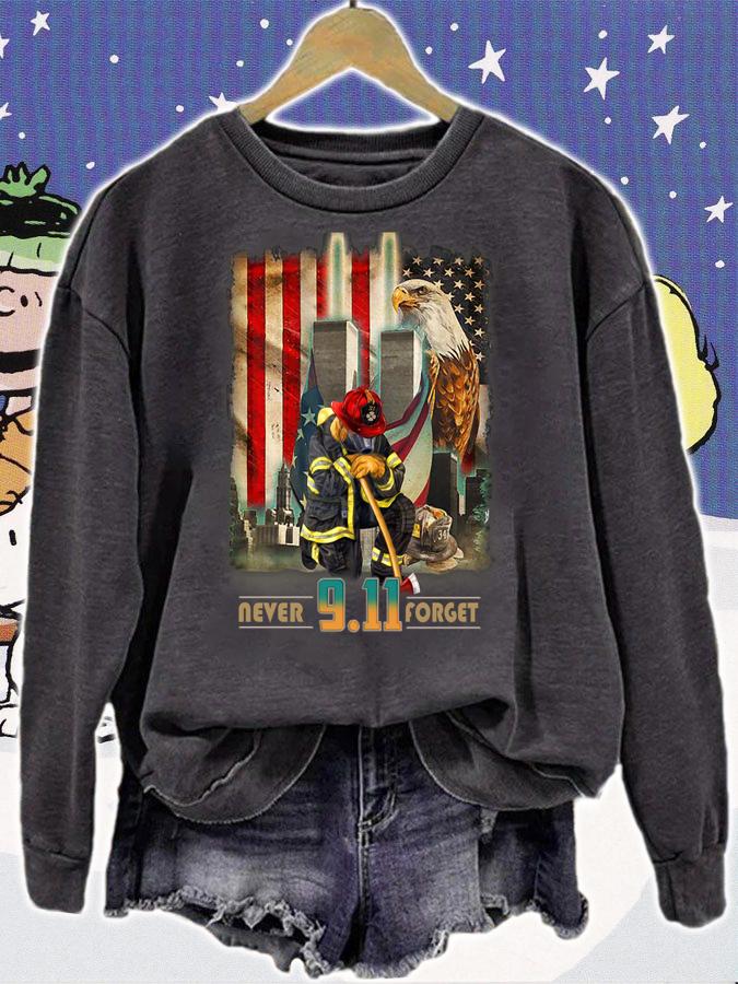 9-11 Patriot Day We Will Never Forget Shirt For Men And Women t-shirt sweatshirt