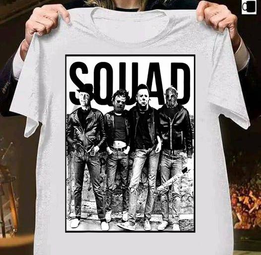 Squad Halloween Horror Movie t-shirt shirt