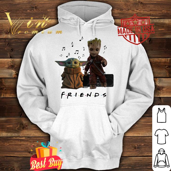 Baby Yoda And Baby Groot Friends t-shirt hoodie