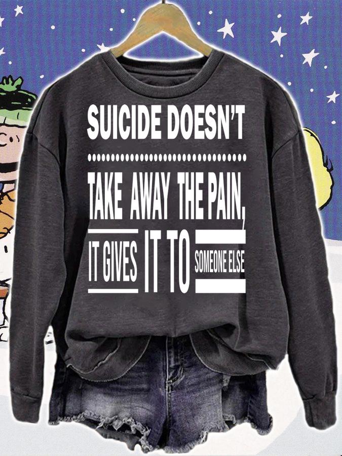 Suicide Prevention Depression Awareness t Gift t-shirt sweatshirt