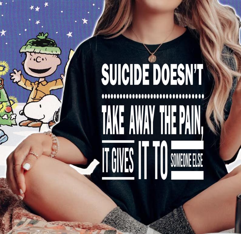 Suicide Prevention Depression Awareness t Gift t-shirt woman shirt