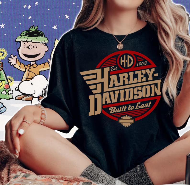 Vintage Harley-Davidson T-Shirt, Motor Harley-Davidson Cycles t-shirt woman shirt