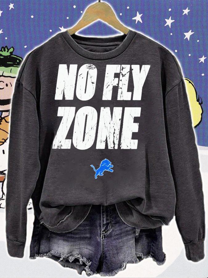 Detroit Lions no fly zone t-shirt sweatshirt