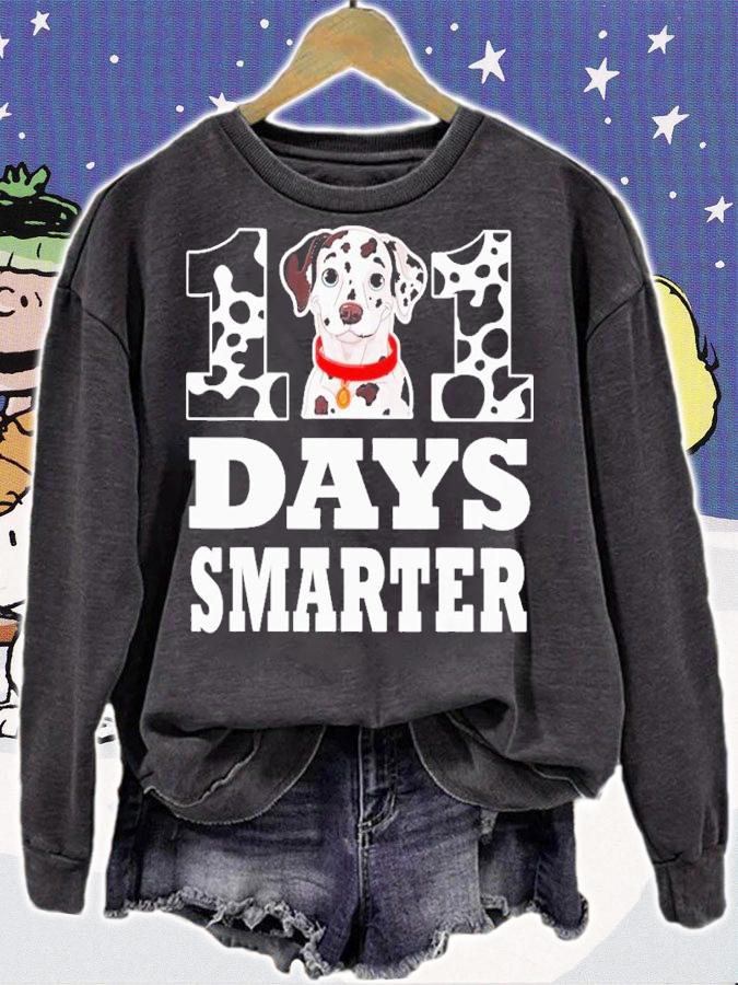 Dog 101 Days Smarter Dalmatian t-shirt sweatshirt
