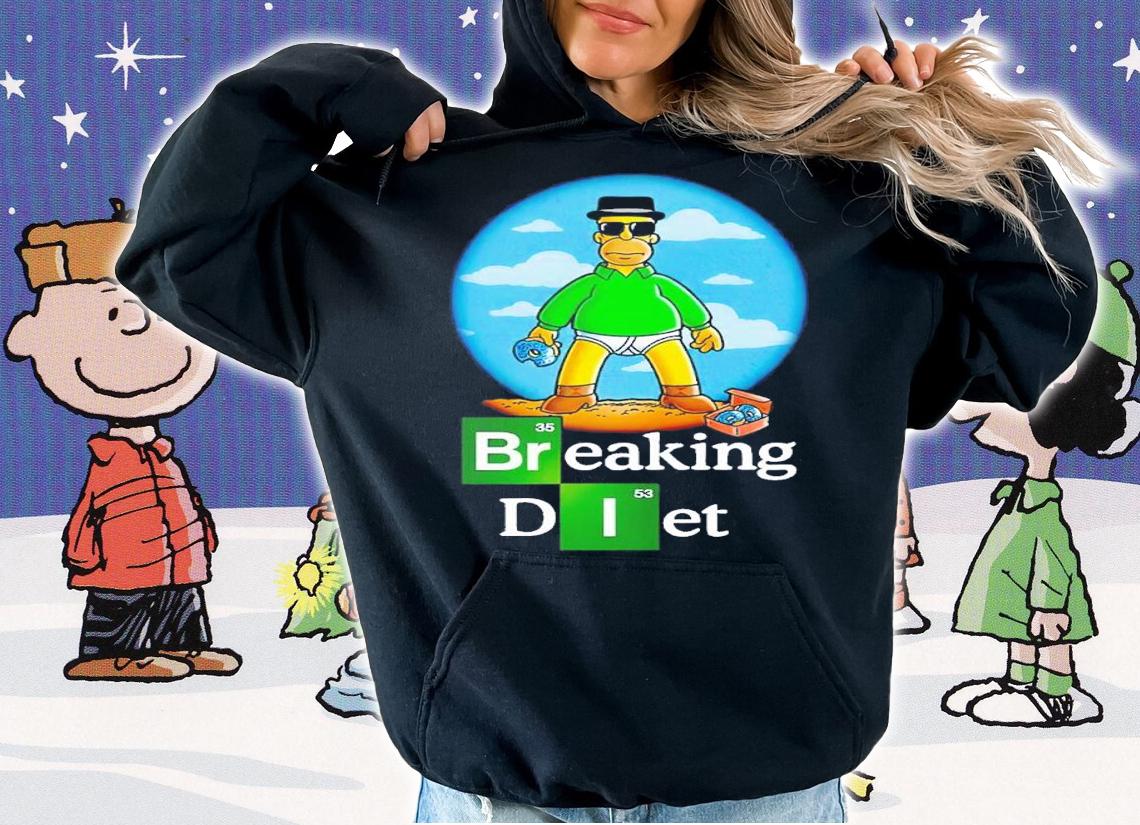 Breaking Diet Hommer Simpsons shirt t-shirt hoodie