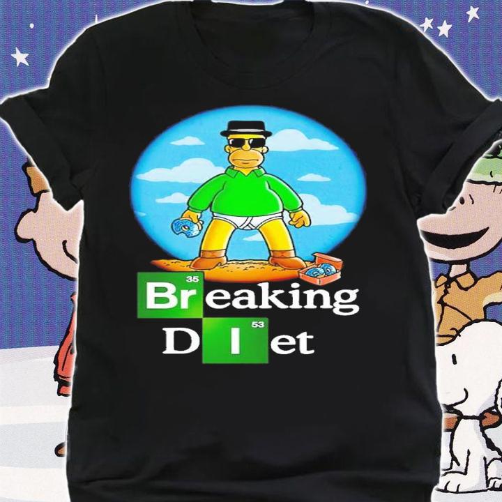 Breaking Diet Hommer Simpsons shirt t-shirt shirt