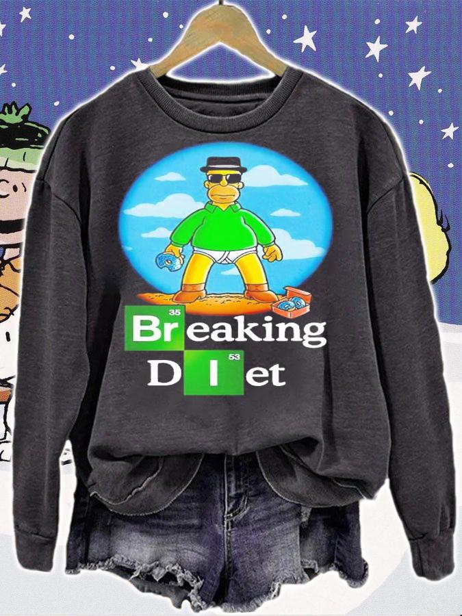 Breaking Diet Hommer Simpsons shirt t-shirt sweatshirt