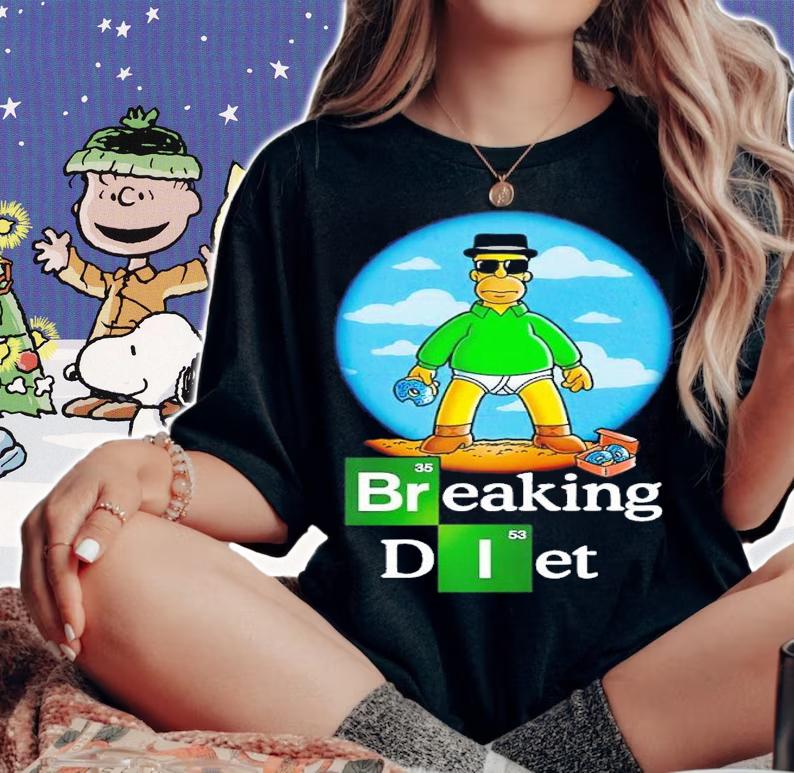 Breaking Diet Hommer Simpsons shirt t-shirt woman shirt