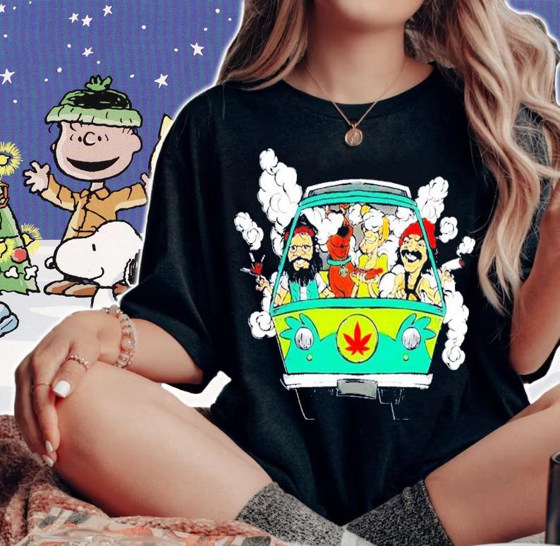 Cheech And Chong Scooby Doo Shirt t-shirt woman shirt