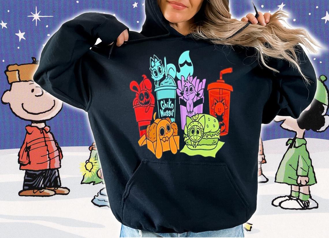 Chikn Nuggit Fast Food Friends Shirt t-shirt hoodie