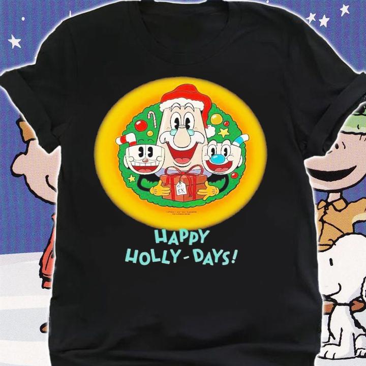 Happy Holly-Days The Cuphead Show shirt t-shirt shirt