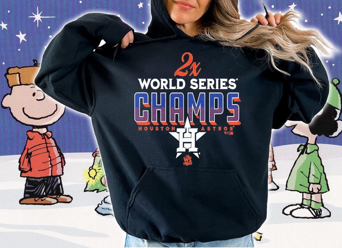 Houston Astros Two-Time World Series Champions Trophy Case shirt t-shirt hoodie