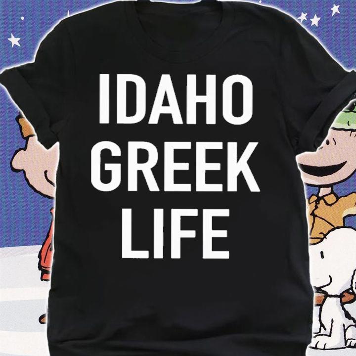 Idaho Basketball Idaho Greek Life Shirt t-shirt shirt