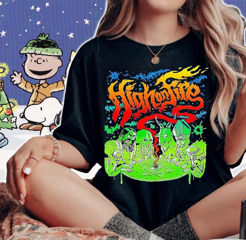 High on Fire artwork shirt t-shirt woman shirt