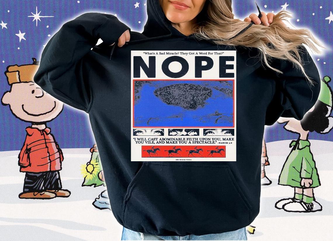 Nope I Will Cast Abominable Filth Upon You Make You Vile And Make You A Spectacle Shirt t-shirt hoodie