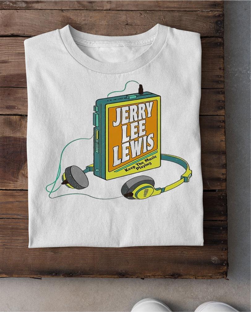 Jerry Lee Lewis retro walkman shirt t-shirt shirt