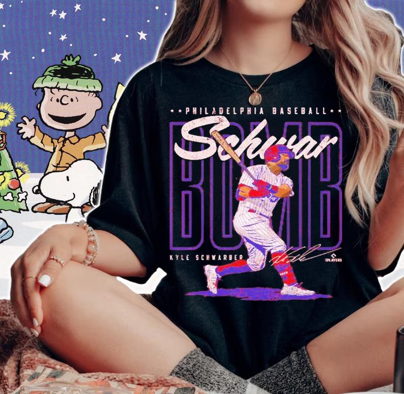 Kyle Schwarber Philadelphia Schwarbomb Baseball Shirt t-shirt woman shirt