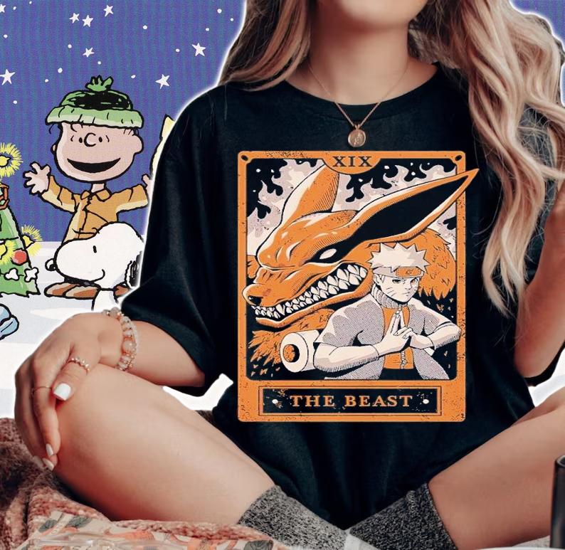 Naruto and Kurama The Beast shirt t-shirt