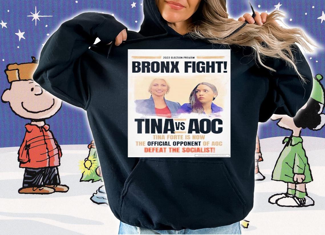 2022 Election Preview Bronx Fight Tina Vs AOC Shirt t-shirt hoodie