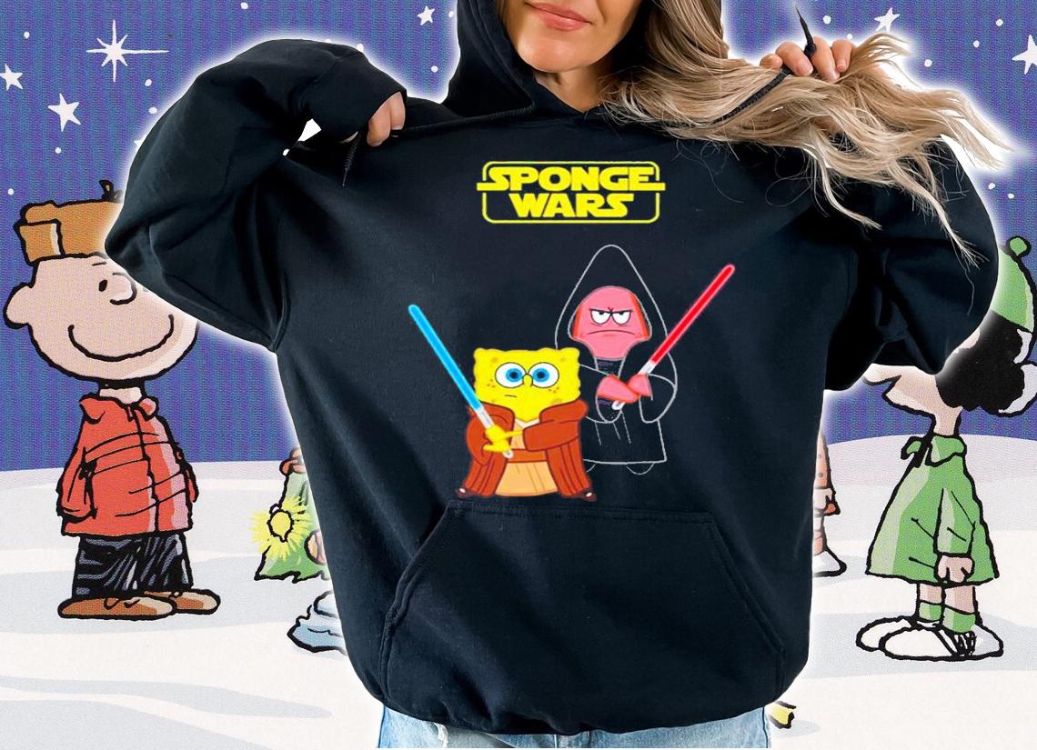 Sponge Wars Spongebob shirt t-shirt hoodie