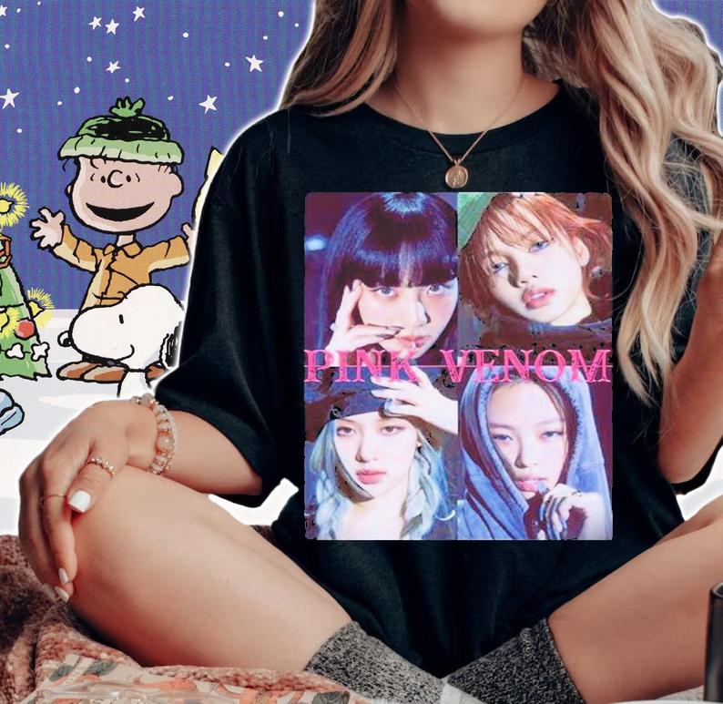 Blackpink Born Pink Pink Venom Shirt t-shirt