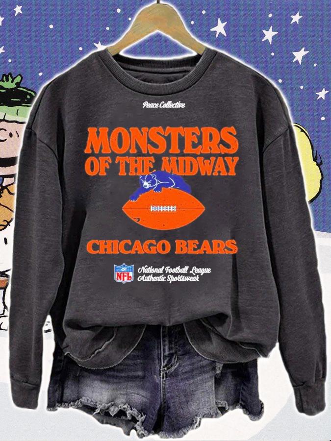 Chicago Bears Monsters Of The Midway NFL Authentic Sportswear Shirt t-shirt sweatshirt