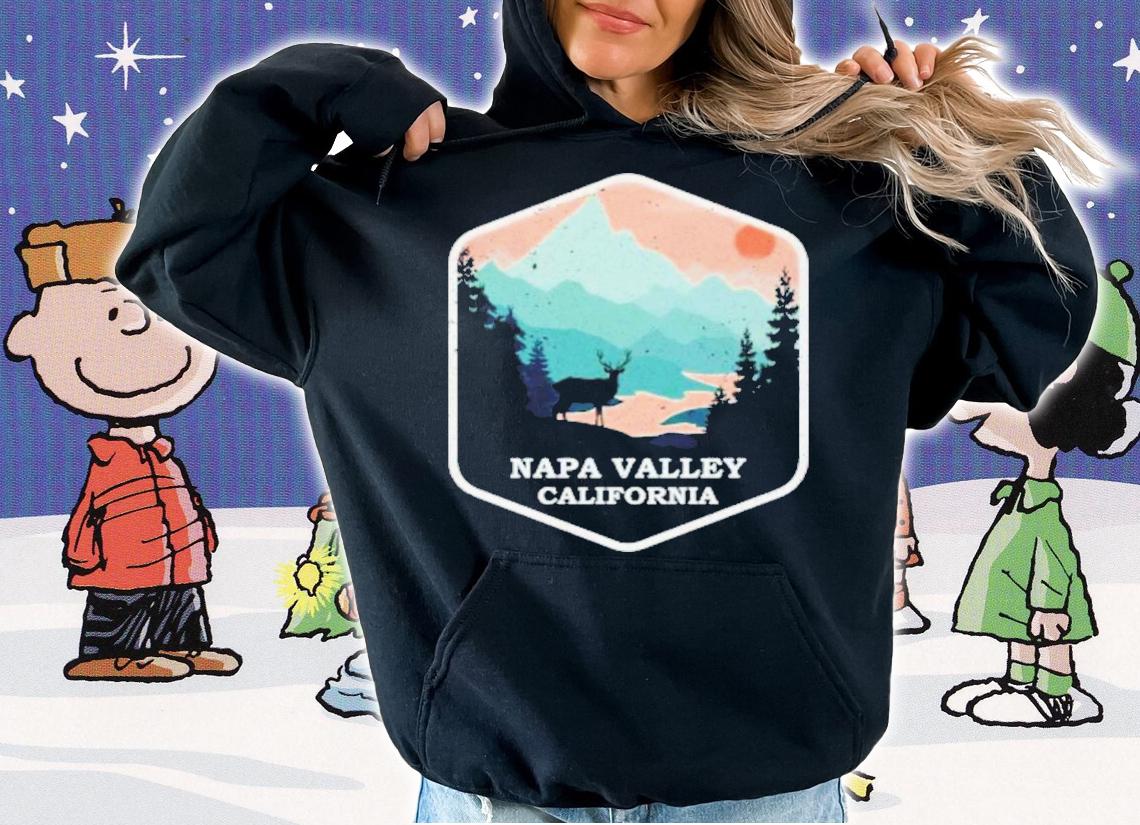 Napa Valley California CA Vintage Mountains Hiking Souvenir Shirt t-shirt