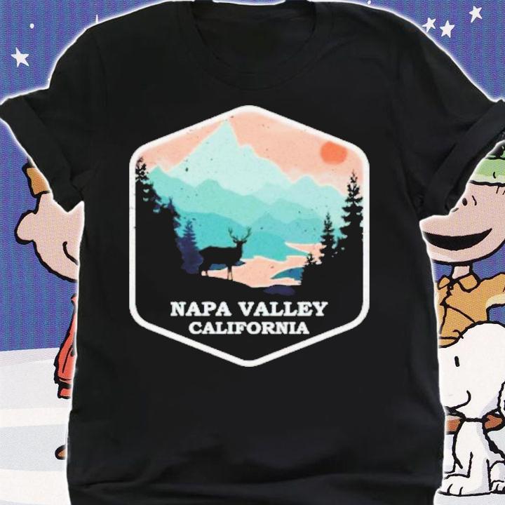Napa Valley California CA Vintage Mountains Hiking Souvenir Shirt t-shirt