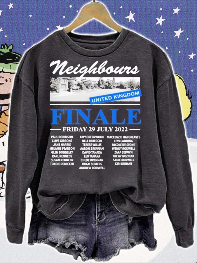 Neighbours Finale United Kingdom Friday 29 July 2022 shirt t-shirt