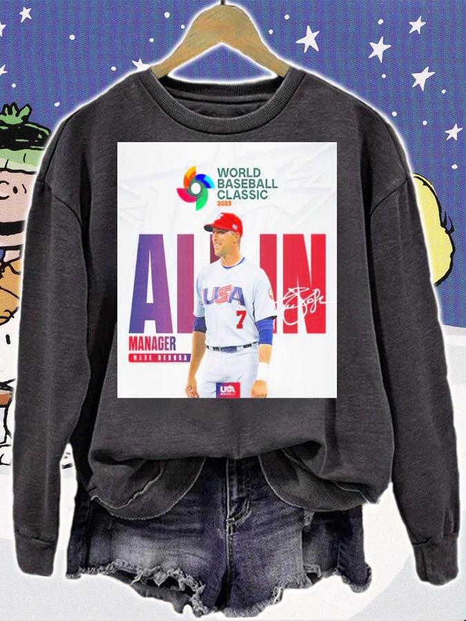 Mark DeRosa USA Manager For 2023 World Baseball Classic Signature Shirt t-shirt
