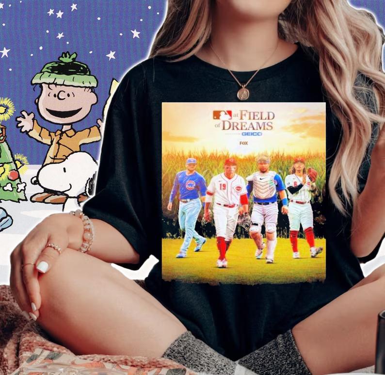 MLB At Field Of Dreams Presented By Geico Shirt t-shirt woman shirt