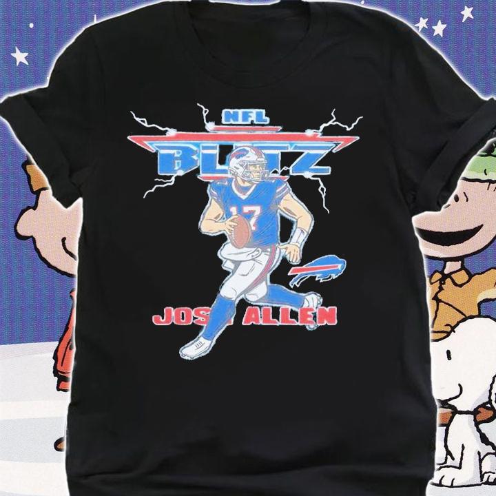 NFL Blitz Bills Josh Allen shirt t-shirt
