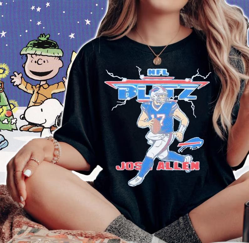 NFL Blitz Bills Josh Allen shirt t-shirt