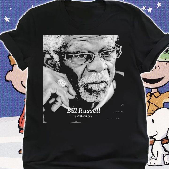 RIP Bill Russell 1934-2022 NBA Legend Boston Celtics Shirt t-shirt