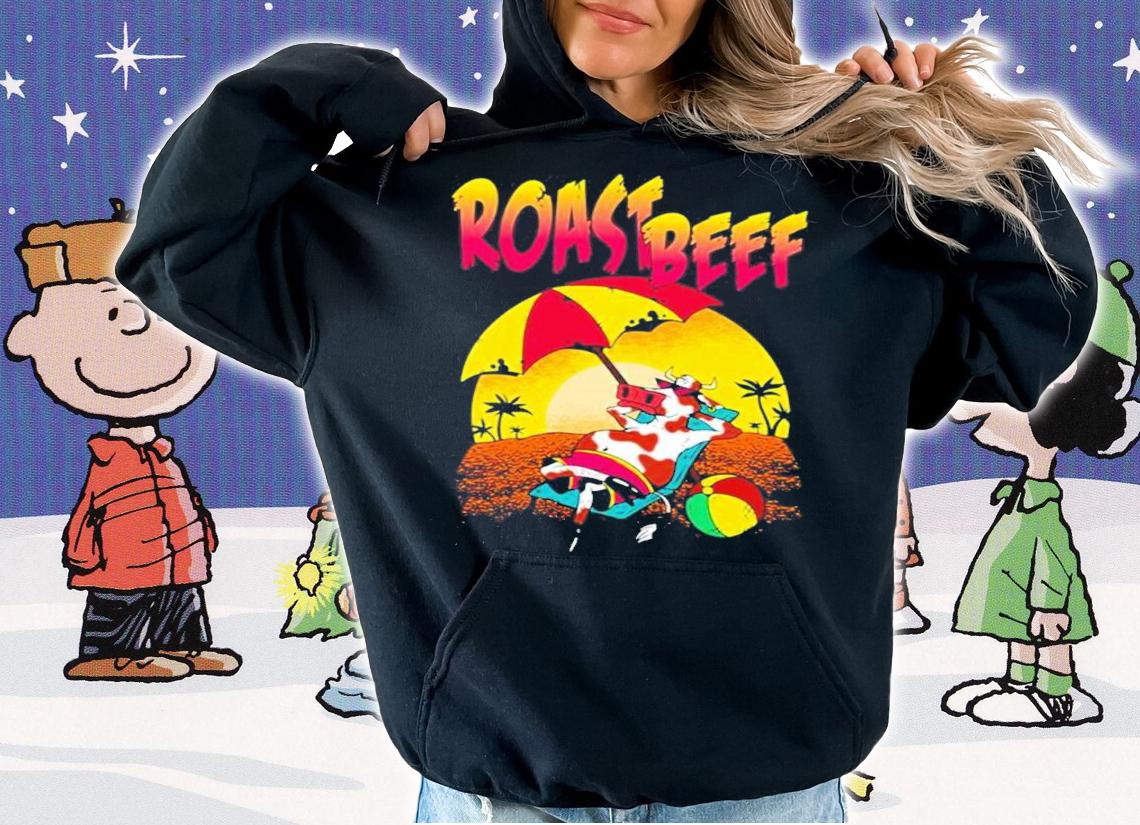 Roast Beef 80s Style Cow shirt t-shirt