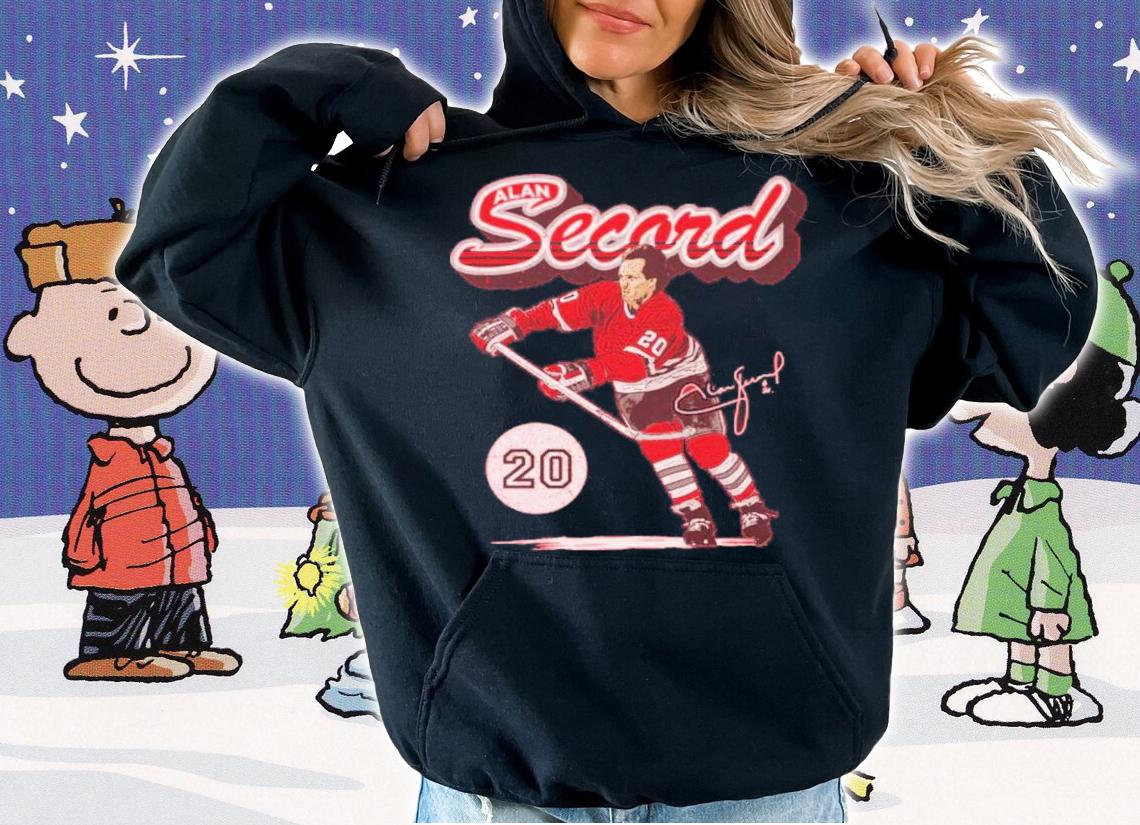Alan Secord Chicago Retro Script Hockey Signatures Shirt t-shirt