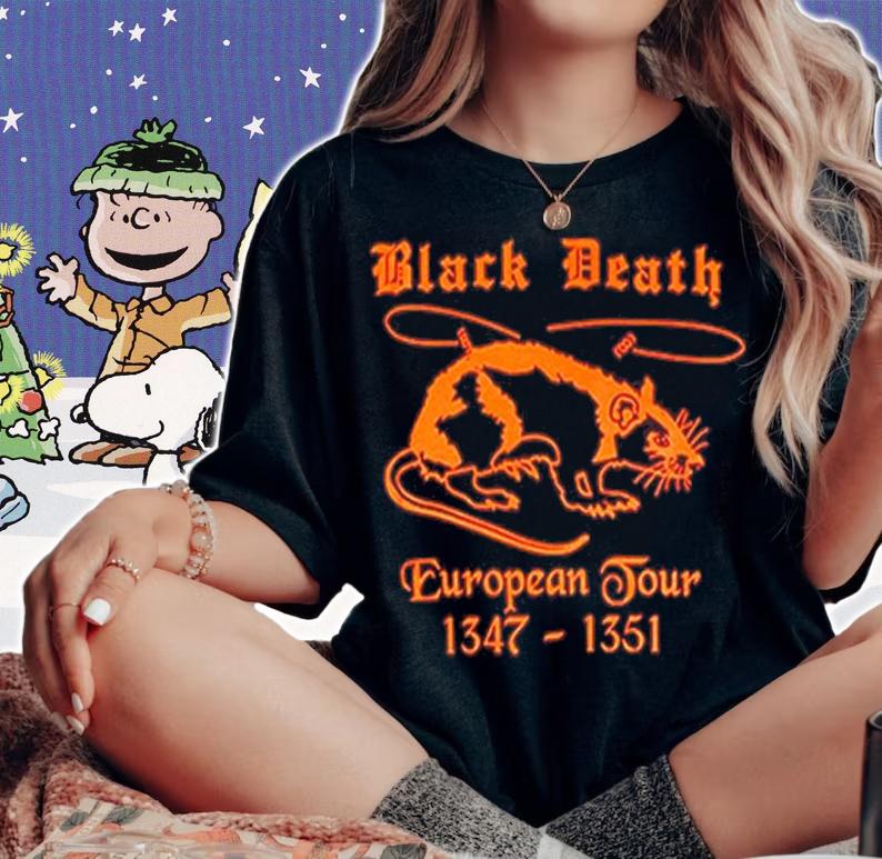Black Death European Tour Shirt t-shirt