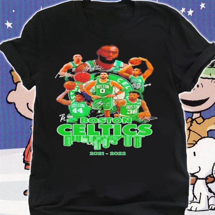 Boston Celtics Basketball Signatures T-Shirt t-shirt