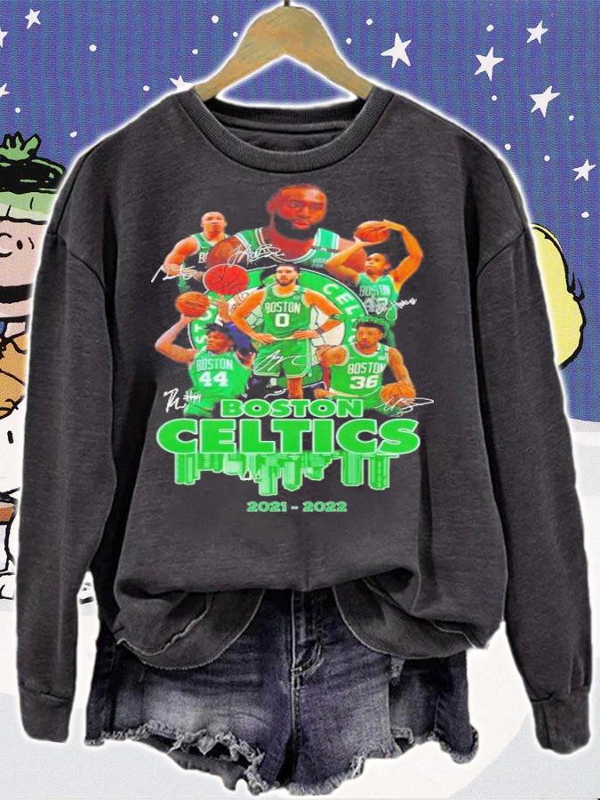 Boston Celtics Basketball Signatures T-Shirt t-shirt