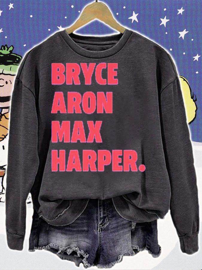 Bryce Aron Max Harper Shirt t-shirt sweatshirt