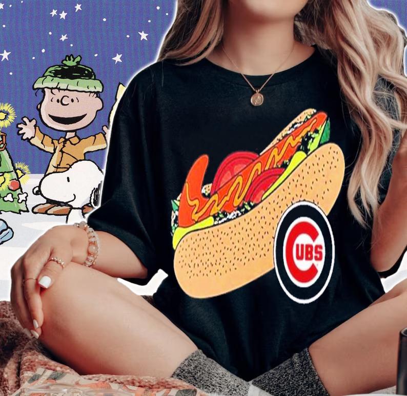 Chicago Cubs Local Hot Dog Shirt t-shirt woman shirt
