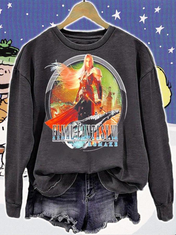 Final Fantasy Vii Remake Sephiroth Fiction Character Shirt t-shirt