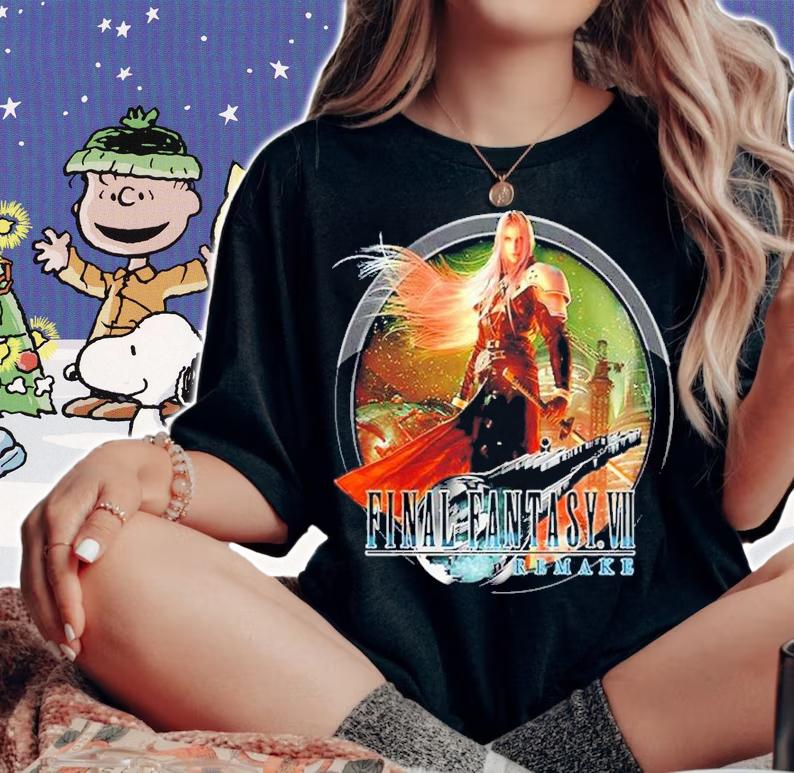 Final Fantasy Vii Remake Sephiroth Fiction Character Shirt t-shirt