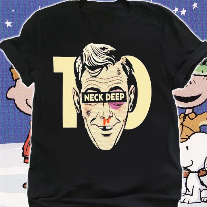 Neck Deep 10 Year Anniversary Neck Deep Rain In July Shirt t-shirt shirt